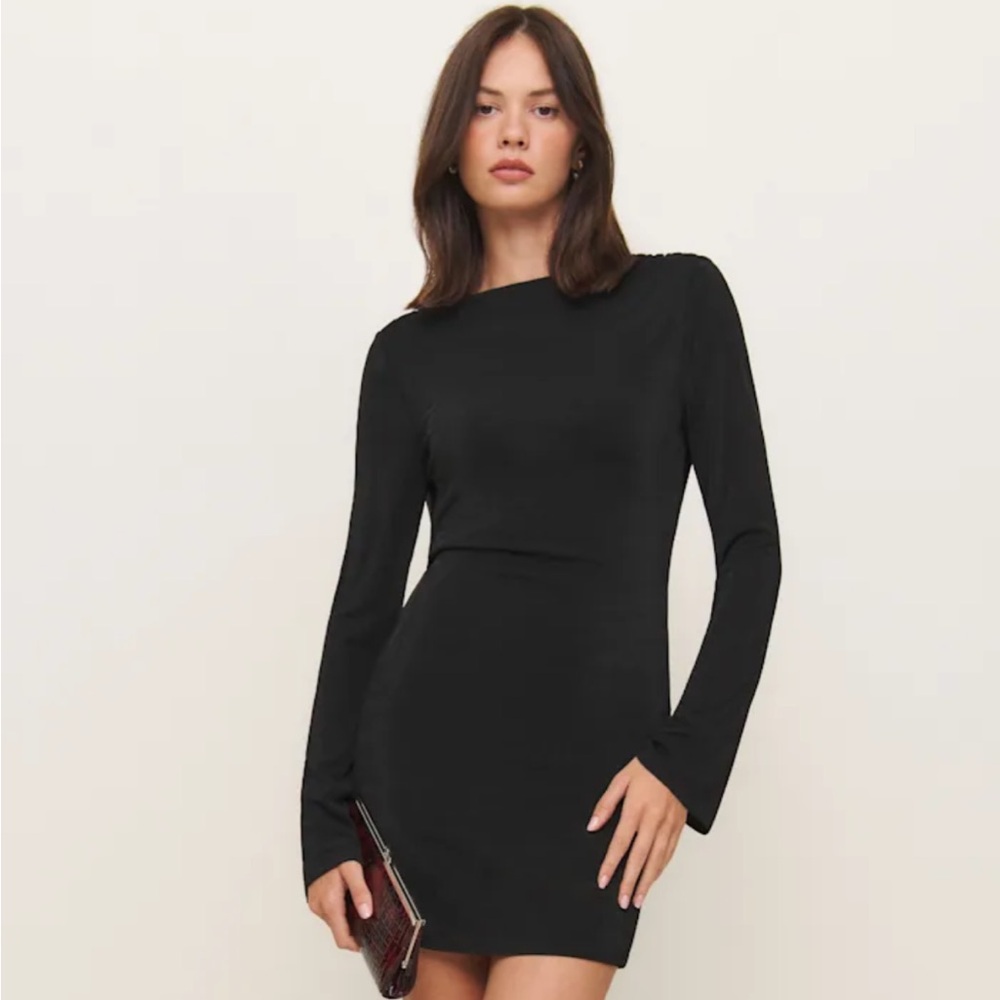 Reformation Vivien Knit Dress Black - Size XS NWT
